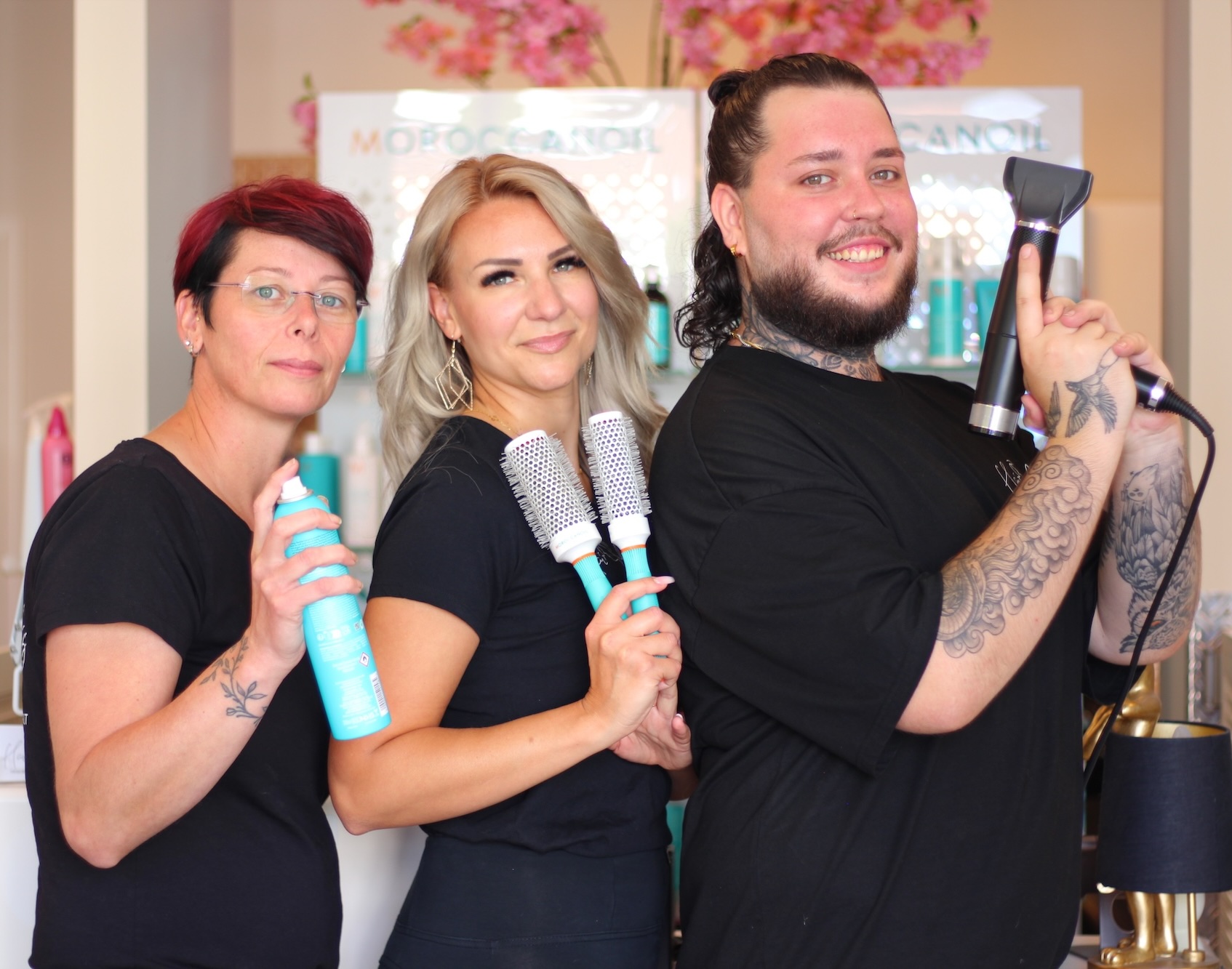 Das Team von Hairliz, der Herren und Damenfriseur in Berlin Mahlsdorf